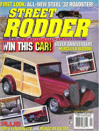 STREET RODDER 1997 SEPT - NAILHEAD BUILD-UP-9, 41 CHEVY COE, 38 WILLYS TRUCK